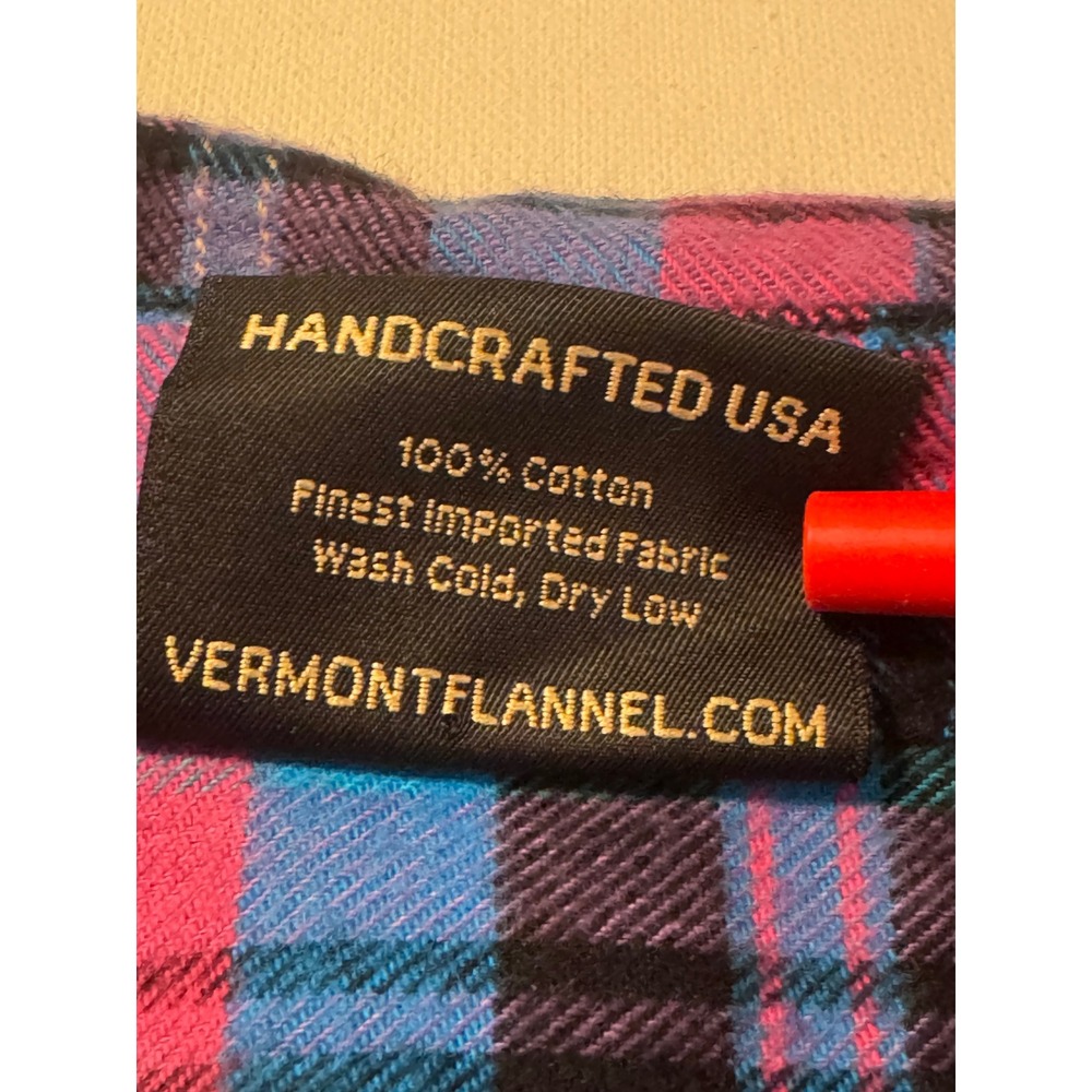 The Vermont Flannel Co. XXL Multicolor Plaid Flannel Shirt Jacket USA Cotton - Picture 8 of 10